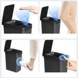 CleanSense Sensor-Mülleimer 12L – Berührungslos, Hygienisch & Modern