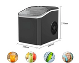 CoolCube Eisbereiter Elektrisch – Mini Eiswürfelmaschine | Schnelle Eisproduktion | Tragbares Küchengerät