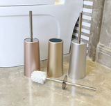 LuxeSan GoldClean – Premium WC-Bürstengarnitur für Badezimmer & Gäste-WC