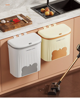 PureClean Wandmülleimer – 8,5L / 12L Mit Deckel