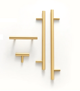 LuxeGrip T-Bar Möbelgriff aus Messing – Extra Lang, Modern & Vielseitig
