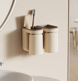HygienicPro 2-in-1 Wandhalter für Zahnbürste & Becher