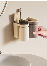 HygienicPro 2-in-1 Wandhalter für Zahnbürste & Becher