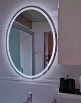Eleganter LED-Wellness-Badezimmerspiegel | 65 x 85 cm | Touch-Bedienung & Antibeschlag