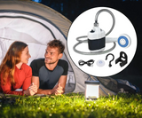 FreiStrahl Tragbare Handdusche – Manuelle Reisedusche für Camping, Strand und Haustierpflege