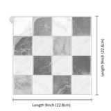 StyleCore 3D Backsplash Fliesenaufkleber – Selbstklebende wasser