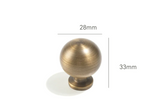 EuroLuxe Bronze Möbelgriffe – Klassische Messinggriffe im eleganten Vintage-Stil