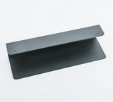 AquaOrdnung Wandablage Schwarz – Duschregal Aluminium | Mit Haken für Zubehör | Feuchtigkeitsbeständig