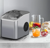 CoolCube Eisbereiter Elektrisch – Mini Eiswürfelmaschine | Schnelle Eisproduktion | Tragbares Küchengerät