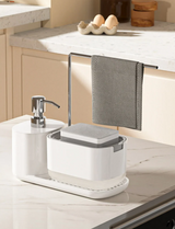 KüchenMaster All-in-One Spülorganizer – Multifunktionaler Seifenspender