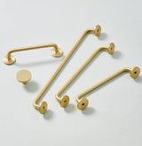 Aurelium GoldLine – Extra Langer Massivmessing Möbelgriff