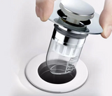 AquaGuard Universal-Abflussstopfen mit Pop-up-Filter