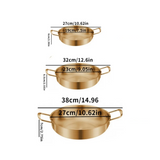 CookSteel Master – Edelstahl Saucen- & Paellapfanne mit Profi-Griff
