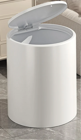 Veloura PressLid Bin – Geruchsdichter Design Mülleimer mit Druckdeckel im modernen Luxury-Stil