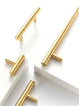 LuxeGrip T-Bar Möbelgriff aus Messing – Extra Lang, Modern & Vielseitig