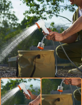 AquaTrail LumiFlow Pro – Tragbare Campingdusche