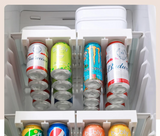 CoolRack – Doppelte Dosenablage & Ausziehbarer Kühlschrank-Organizer