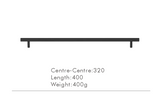 LuxeGrip T-Bar Möbelgriff aus Messing – Extra Lang, Modern & Vielseitig