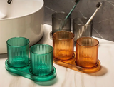 AquaTone GripCup – Rutschfester Badezimmerbecher | Modern & Vielseitig einsetzbar
