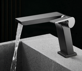 AquaLuxe Wasserfall-Standarmatur in Graphitgrau