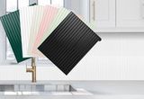 FlexTile 3D Backsplash Fliesenaufkleber – Selbstklebende, wasser