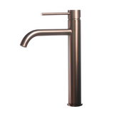 AurumLift Waschtischarmatur Gold – Hoher Wasserhahn Edelstahl | Einhebel Mischer | Modernes Badezimmer Highlight