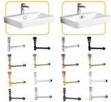GeruchsBlock Messing-Ablaufgarnitur mit Druckverschluss und Siphon