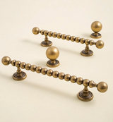 BronzaGlobe Kugel-Möbelknöpfe – Massivmessing, Antik-Bronze