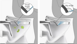 Sensora Komfort-Duschsitz Quadratisch – Intelligenter Toilettensitz