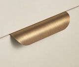 RusticShell Premium Messing-Möbelgriff – Landhausstil Muschel-Design