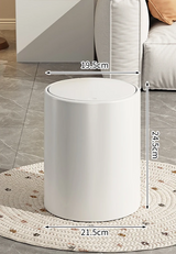 Veloura PressLid Bin – Geruchsdichter Design Mülleimer mit Druckdeckel im modernen Luxury-Stil