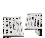 FliesenVersteck Edelstahl-Duschablauf – Quadratischer Bodenabfluss
