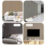 DecoWall 3D PVC Wandpaneele – Selbstklebende, Wasserfeste Lamellen
