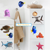 OzeanZauber 3D Wandsticker Meerestiere – Kinderfreundliche