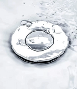 AquaGuard Universal-Abflussstopfen mit Pop-up-Filter