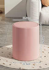 Veloura PressLid Bin – Geruchsdichter Design Mülleimer mit Druckdeckel im modernen Luxury-Stil