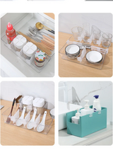 CoolOrganix 4er-Set Teleskop-Kühlschrank-Organizer