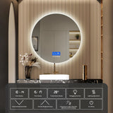 LumaClear Runder LED-Badezimmerspiegel 60 x 60 cm