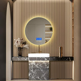 LumaClear Runder LED-Badezimmerspiegel 60 x 60 cm