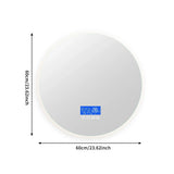 LumaClear Runder LED-Badezimmerspiegel 60 x 60 cm