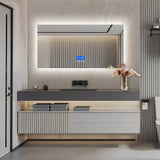 AquaLuxe XL LED-Badezimmerspiegel – 60 x 120 cm
