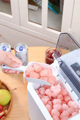 CoolCube Eisbereiter Elektrisch – Mini Eiswürfelmaschine | Schnelle Eisproduktion | Tragbares Küchengerät