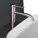 AurumLift Waschtischarmatur Gold – Hoher Wasserhahn Edelstahl | Einhebel Mischer | Modernes Badezimmer Highlight