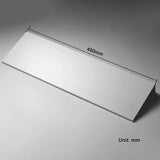 WANDRAUM ORDNUNGSELEMENT ELEGANZ – Aluminium-Wandablage in Schwarz oder Weiß für Bad, Küche und Wohnbereich