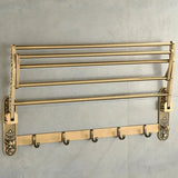 Faltbarer Handtuchständer | Aluminium & Lackierung | 50–60 cm | Flexibel & Elegant