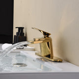 Wasserfall Waschtischarmatur aus Messing