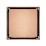 Rosentra FlowGuard 10×10 – Premium Duschablauf aus Edelstahl 304 in Roségold mit Geruchsstopp
