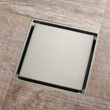 Rosentra FlowGuard 10×10 – Premium Duschablauf aus Edelstahl 304 in Roségold mit Geruchsstopp