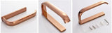 LuxiCopper – Eleganter Toilettenpapierhalter aus Premium-Metall in Gebürstetem Design