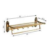 Faltbarer Handtuchständer | Aluminium & Lackierung | 50–60 cm | Flexibel & Elegant